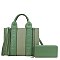 Fashion  "The Tote Bag" Handbag + Wallet Set