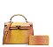 2 in-1 Amazing Boutique Quality Padlock Tie-Dye Classy Flap Satchel