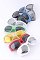 Pack of 12 Assorted Color CURVED ICONIC RAVER SUNGLASSES