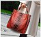 2 in-1 Crocodile tie -dye Pattern Handbag