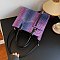 Tie-dyed 2 in 1 Croc Satchel-Crossbody Bag with Wallet