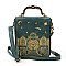 Real Royalty Clock Shoulder & Satchel Handbags