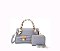 Scarfed & Pad-Lock 2 In 1 Crossbody-Satchel Bag