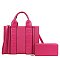 Fashion  "The Tote Bag" Handbag + Wallet Set