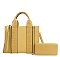 Fashion  "The Tote Bag" Handbag + Wallet Set