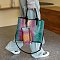 Tie-dyed 2 in 1 Croc Satchel-Crossbody Bag with Wallet